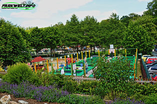 Trampolin Freizeitpark Lochmühle Attraktion Hüpfburg