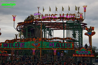 Wilde Maus Eberhard Göbel Mack Rides Achterbahn Rollercoaster Kirmes Volksfest Attraktion Fahrgeschäft 