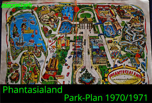 Park Plan 1970 1971 historisch alt history map guide heft phantasialand brühl freizeitpark themepark klugheim rookburgh ling bao matamba taron black mamba talocan mexico chiapas fantasy resort hotel 