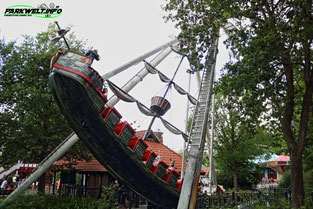 Fliegender Holländer Huss Pirat Hansa Park Freizeitpark Themepark Ostsee Sierksdorf Info Map Guide Attraktionen Fahrgeschäfte Park Plan Achterbahn