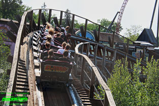 El Toro GCI Holzachterbahn Woddy Plohn Freizeitpark Tthemepark Sachsen Attraktionen Fahrgeschäfte Achterbahn Dynamite Info News Lengenfeld Adresse Preise Event Park Plan Map Guide