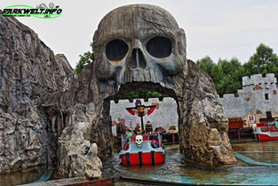 Käpt´n Nicks Piratenschlacht mack rides log flume legoland freizeitpark