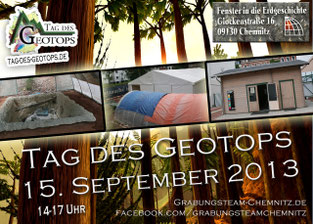 Grabung Chemnitz Tag des Geotops