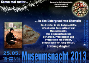 Grabung Chemnitz Museumsnacht