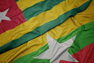 Drapeau Afrique Togo