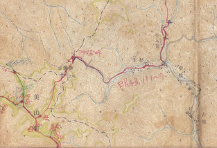 国土地理院５万図から　三国峠〜生杉