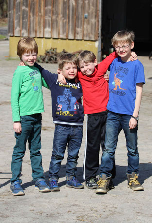 Kinder auf dem Krussenhof