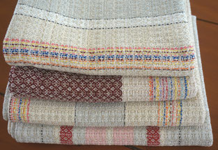 masterly customised handwoven fabric by using left oversy fabric, NDSM, weaving studio