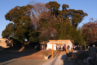 1/1　上宿神社にて初詣