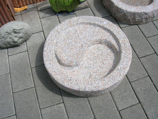 Granitvogeltränke Modell Ying Yang rosé