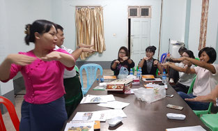 Training of future teachers in sign language.