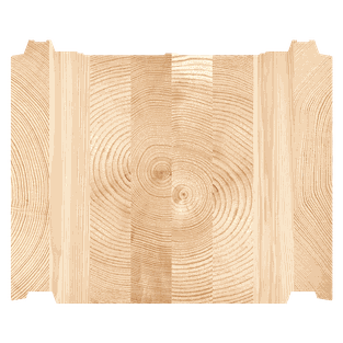 Schwindungsfreier Lamellenbalken 268x220 mm