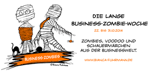 Die lange Business-Zombie-Woche, 22.-31.10.2014, © Bianca Fuhrmann