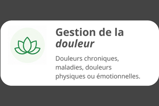 Icône représentant la gestion de la douleur-accompagnement thérapeutique en hypnose à Orléans et alentours