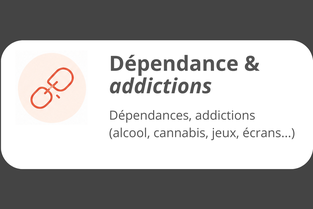 Icône représentant l'addiction et la dépendance à l'alcool, au cannabis-accompagnement en hypnose à Orléans et alentours