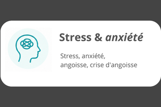 Icône représentant le stress et l'anxiété-accompagnement en hypnose à Orléans et Blois