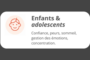 Icône représentant enfants et adolescents en hypnose thérapeutique à Orléans et proche Blois