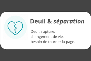 Icône représentantle deuil et séparation et rupture ou changement de vie-accompagnement thérapeutique en hypnose Ericksonienne à Orléans et alentours