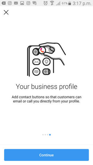 business Instagram account for marketing art or craft business