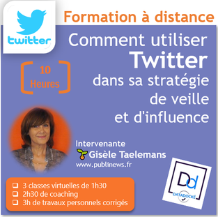 Formation Twitter à distance