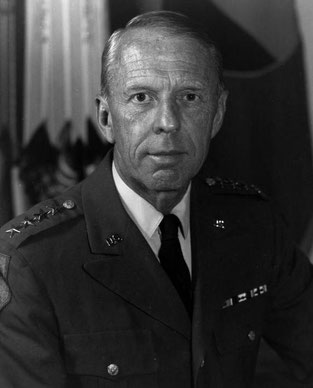 Major William E. DePuy, commander of 1st Battalion, 357th Infantry Regiment (Photo courtesy Wikipedia)