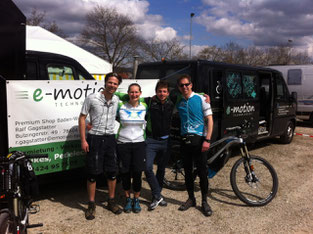 Erstes e-Mountainbike-Rennen mit e-Bikes von e-motion