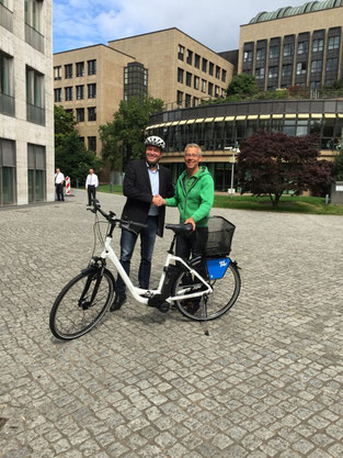 Uniper least Raleigh e-Bike Flotte
