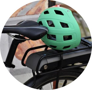 casque vert pour velo