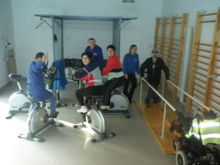 Actividad de fisio por las mañanas