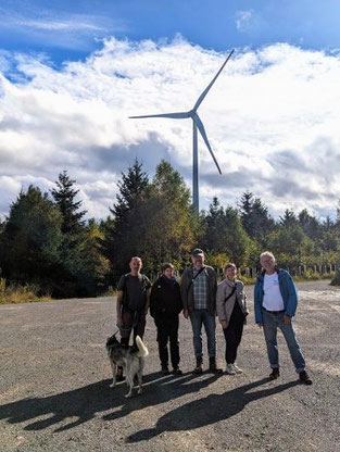 Bei der Begehung des Greiner Ecks mit der SPD (BUND und NABU-Vorstand). privat 