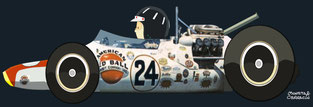 Graham Hill by Muneta & Cerracín