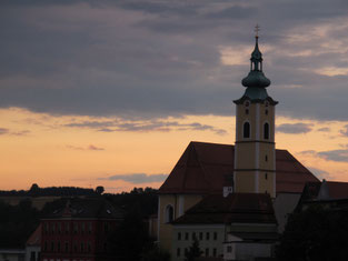 Abendstimmung in  Neustadt an der Waldnaab