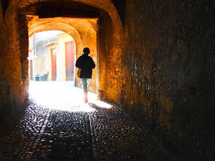 alle Wege führten irgendwie zum Castello Scaligero