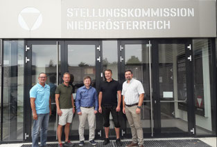 Vzlt DOBLER, OStWm STAMPFER, OStv HANDLER, OR FALTIN, StWm HÜRNER