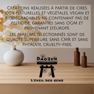Engagement DaoZen sur les matières premières utilisées