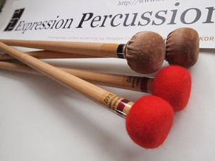 Angebot es Monats: Expression Percussion Timpani Mallets mit Lederkopf und Stoffkopf zum günstigen Sonderpreis.