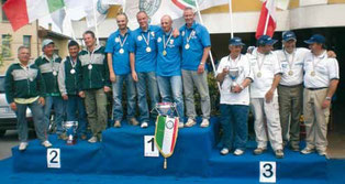 2008 Alla Cannisti Castel Maggiore Hydra la Coppa Italia : Armiraglio Giancarlo, Zucchi Franco, Chiarini Giacomo, Vanoli Fulvio .