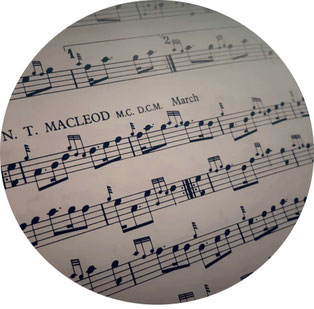Dudelsack-Noten und Grace Notes