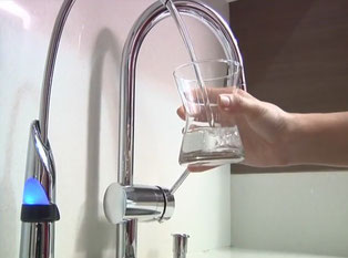 Agua tratada - grifo Osmotic Smart Concept