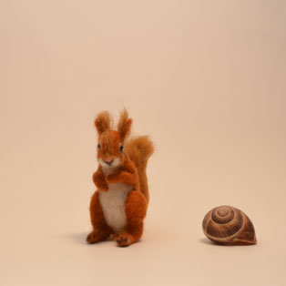 Eichhörnchen aus Filz, Schaufensterdekorateur Herbst, Deko Herbst, Eichhörnchen aus Filz, Filztiere, Filzfigur Eichhörnchen, Filz, Filztiere, kleines,