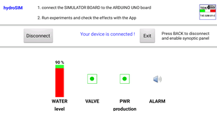 3. Use of the App with data received from the simulator