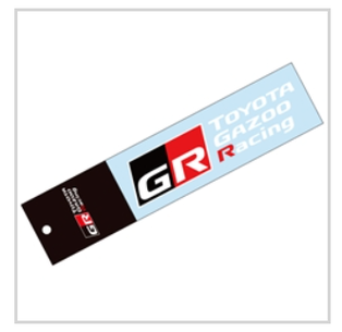 TGR カーステッカー_ショート(白)  TGRC-a353-02