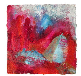 Tagebild Burma, Mischtechnik, 15 x 15, 4/11