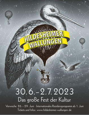 Plakat der 8. Hildesheimer Wallungen 2023