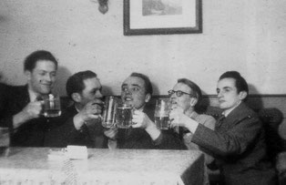 „Beim Bier im Lamm 1947“