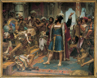 Vasco da Gama viene ricevuto da Zamorin a Calicut