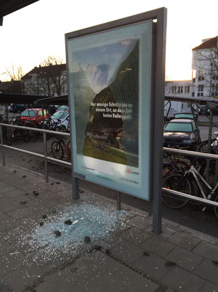 Vandalismus am S-Bahnhof - Foto: SPD