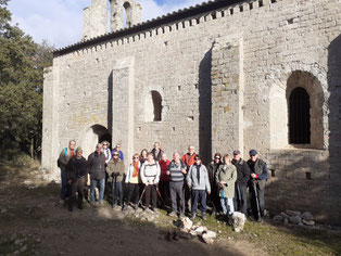 Marche d'Aumelas organisée par l'ANOCR 34-21-48 le 23 janvier 2024 anocr34.fr