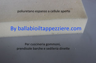 POLIURETANO ESPANSO A CELLULE APERTE X GOMMONI-BARCHE bY BALLABIOILTAPPEZZIERE.COM