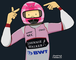 Esteban Ocon by Muneta & Cerracín